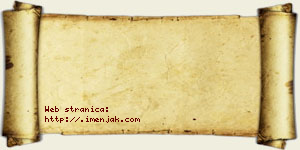 Gala Smiljković vizit kartica